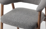 Серая обивка стул ARCHEE 