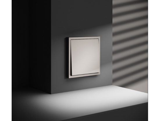 Одноклавишный выключатель VLS010103 в узкой рамке