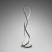 Черный торшер Evania