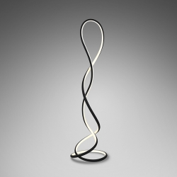 Черный торшер Evania