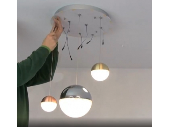 Монтаж светильника Sphere