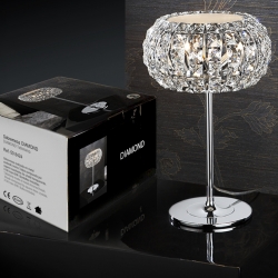  НАСТОЛЬНАЯ ЛАМПА DIAMOND 508424 ИЗ КРИСТАЛЛОВ